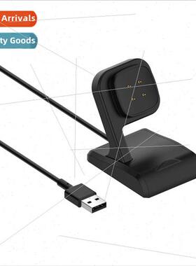 适用Fitbit versa4 sense watch magnetic charging cradle Versa