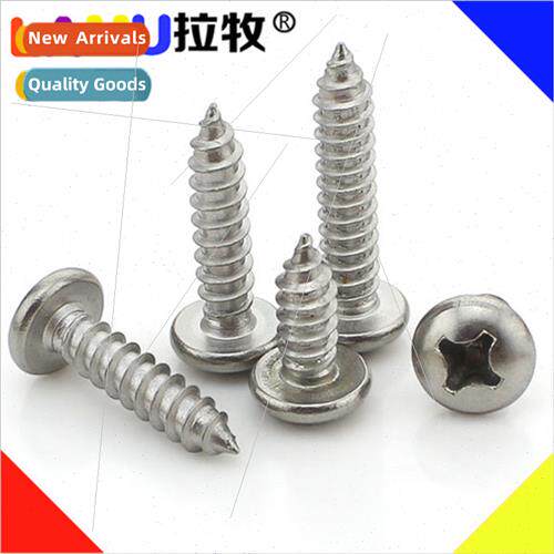 GB845 316 Stainless round head tapping screws PA pan head ta