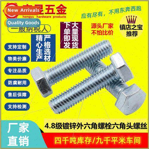 4.8 galvanized hexagon socket head cap screws hexagon head s
