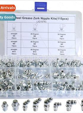 115pcs boxed nickel plated grease nipple grease nipple fting