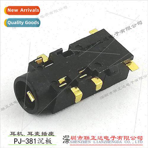nking plate headphone socket 3.5 stereo headphone female cha