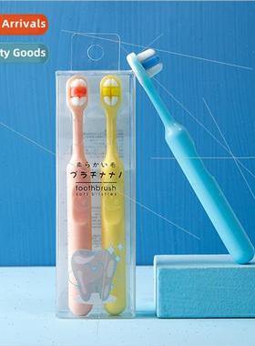 New 6 bundles colorful 10,000 bristles children toothbrushes