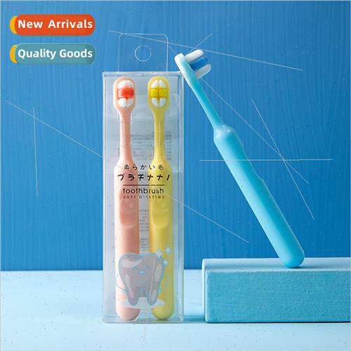 New 6 bundles colorful 10,000 bristles children toothbrushes