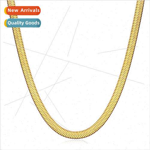 4MMISN Minimalist Female Blade Tanium Steel Necklace Stainle