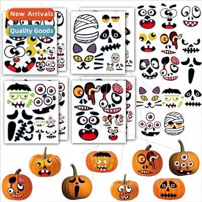 CM2304023 Children Halloween DIY pumpkin horror puzzle handb