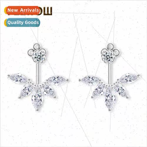 Korea water drop AAA zirconia earrings female popular access
