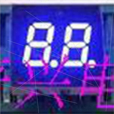 0.3-inch Digal Tube Highly Bright Blue 2-dig LED Digal Tube