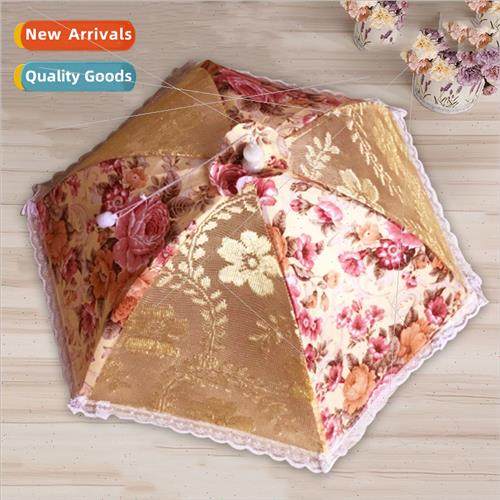 Household collapsible rice cover anti-fly dish cover food di