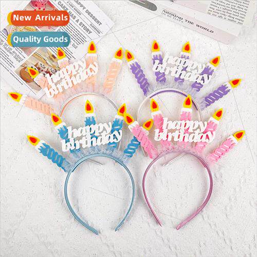 Birthday party quirky candle hair bands children happy birth
