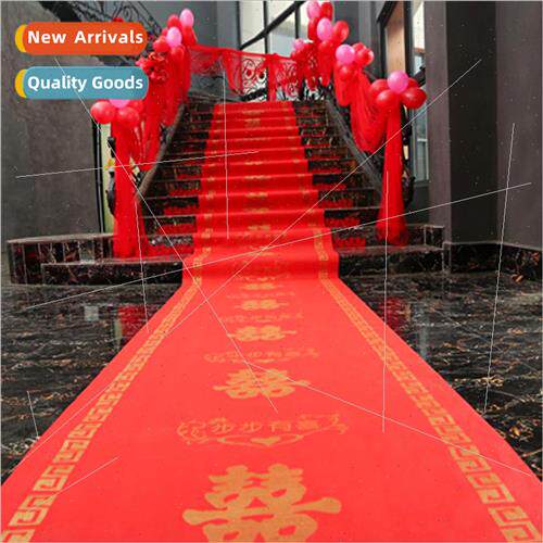 Disposable red carpet wedding carpet wedding welcome red hap
