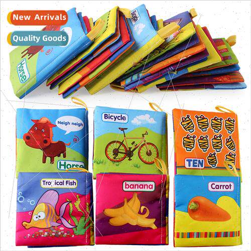 Cloth book set baby science education enlightenment palm boo