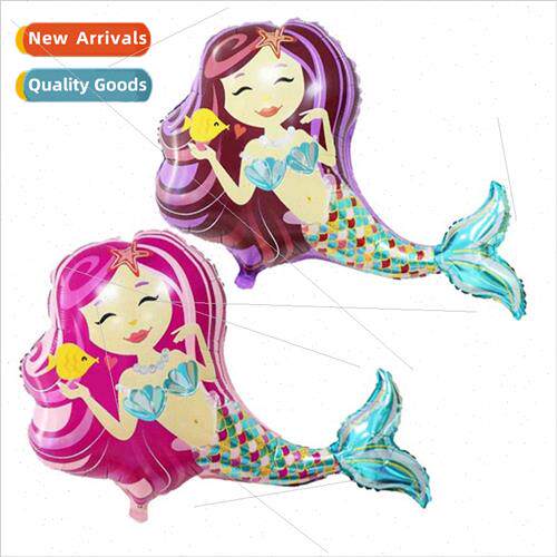 Mermaid Party Decoration Mini Aluminum Foil Balloon Children