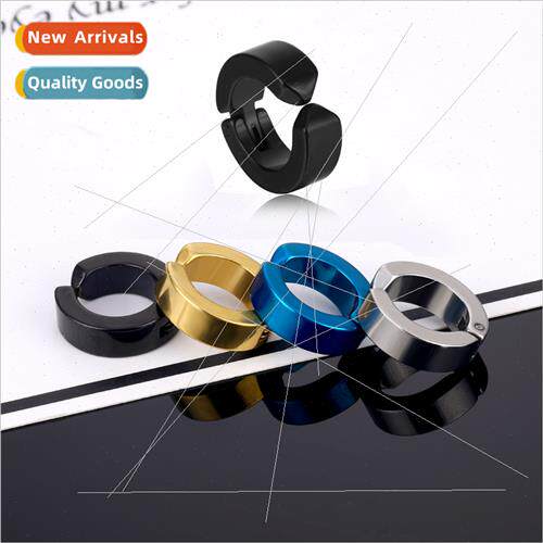 Men ear clips without ear holes earrings适用men women Korea