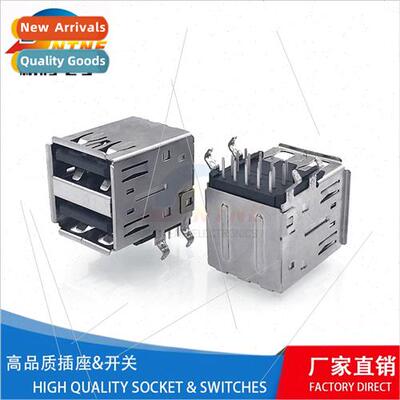 Dual Layer USB 3.0 Socket Type A Dual Layer type-A Female 90