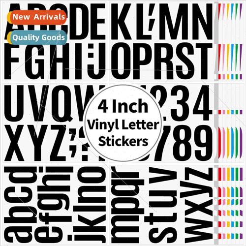 4-inch upper lower case English letters symbols numbers stic