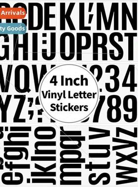 4-inch upper lower case English letters symbols numbers stic