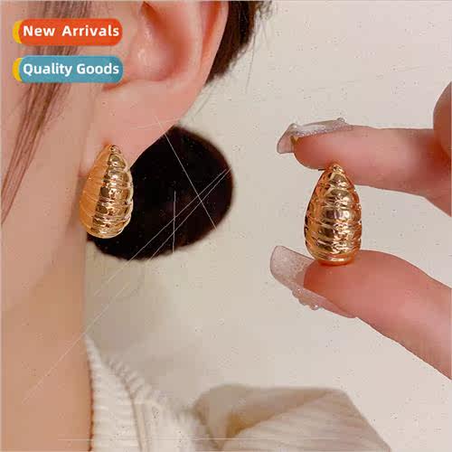 Elegant metal drop earrings s925 silver pin fashion earrings