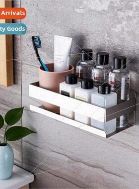 Wall-mounted bathroom shelves stainless steel storage rack f