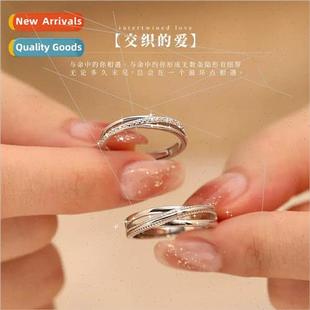 s925 silver couples ring pair men women couples fashion inla