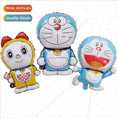 Standing Doraemon blue Tinkerbell cat modeling aluminum foil