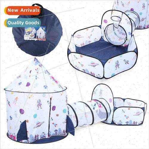 Children DIY tent playhouse space capsule 3 in 1 baby climbi