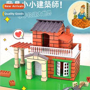 ttle mason simulation masonry building mini brick DIY assemb