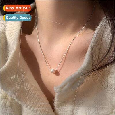 mple hundreds niche single pearl necklace female ins tide fa