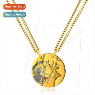 New Europe simple pair men women tanium steel can be spliced