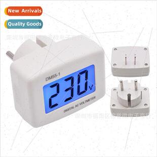 DM55-1 Digal AC Voltmeter 110V-220V LCD Voltage Detector Tes