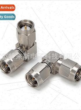 SMA male to male elbow 18G stainless steel passivated VSWR w
