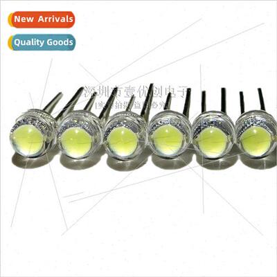 Whe 5MM F5 straw hat LED light beads super bright 6-7lm larg