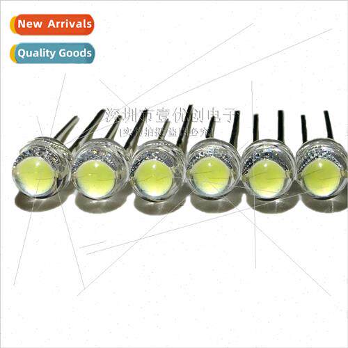 Whe 5MM F5 straw hat LED light beads super bright 6-7lm larg