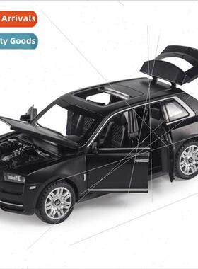 Rolls Cullinan Les simulation alloy car model back to sound