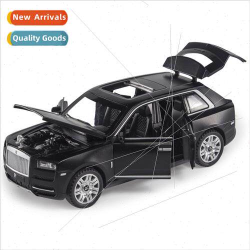 Rolls Cullinan Les simulation alloy car model back to sound