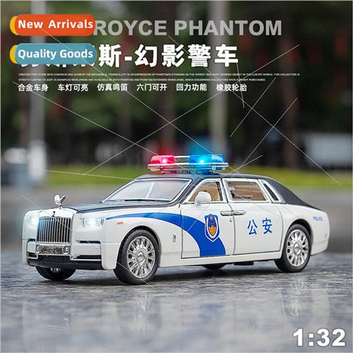 Boxed 1:32 Rolls-Royce Phantom police car alloy car model si
