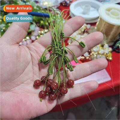 Red agate small cherry phone pendant accessories Acacia red