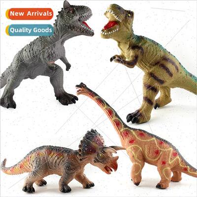 Large simulation soft plastic dinosaur toys wh sound effects