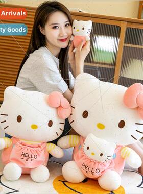New hellokty plush toy doll mother child kt cat cloth doll f