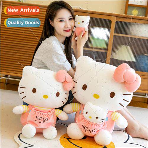 New hellokty plush toy doll mother child kt cat cloth doll f