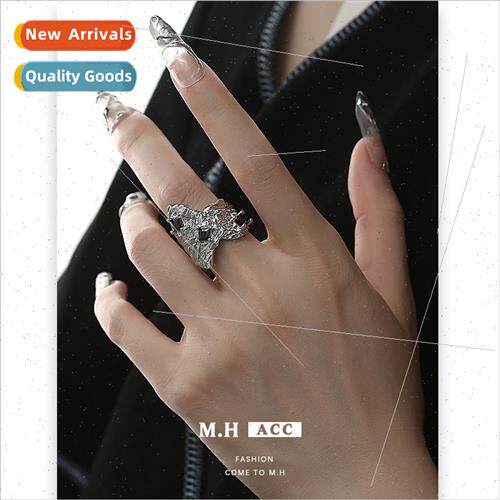 Lava Crystal Ring No Color Loss che Europe Diablo Hip Hop In