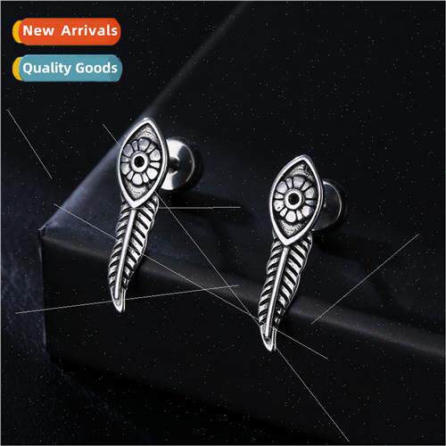 Tanium steel casting earrings male earrings stainless steel