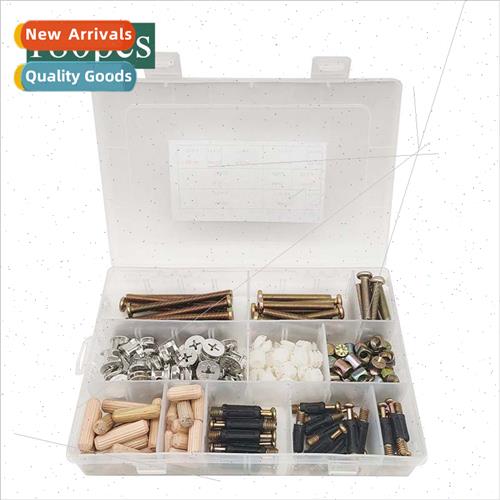 180pcs 3 in 1 screws furnure connectors closet cabinet desk