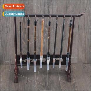 Redwood pen hanging pen holder 8 pins 16 hanging wood carvin