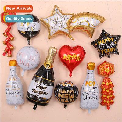 18 inch party decoration balloon happynewyear wine bottle sa