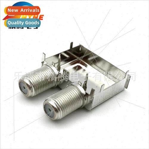 RF connector double F female high frequency header wh thread