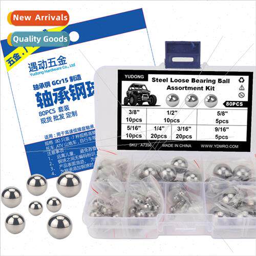 -80pcs-7 kinds G25 bearing steel balls Stainless steel balls