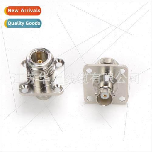 N BNC-KKF N Female to BNC Female RF Connector wh Flange Rete