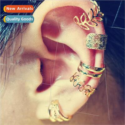 Creative simplicy whout ear holes ear bone clip five sets go