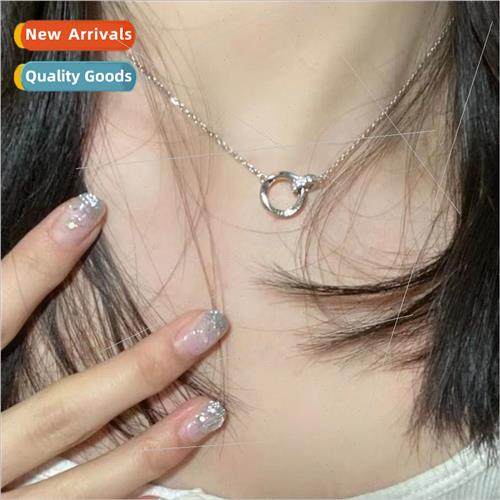 Loop Couple Necklace Premium Niche Necklace Student 适用Girl