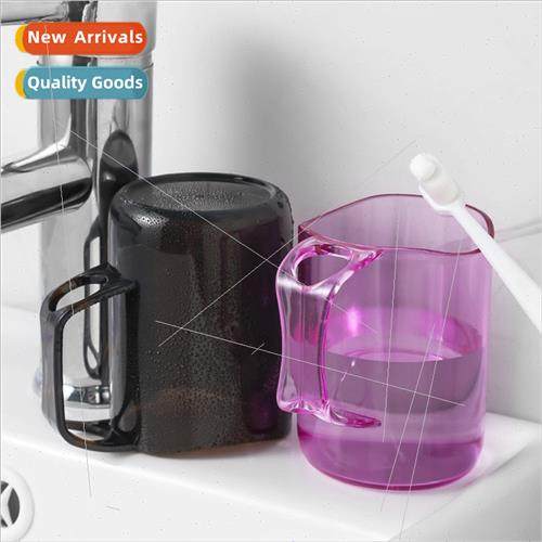 Transparent Creative mple Geometric Wash Cup Mouthwash Mug i